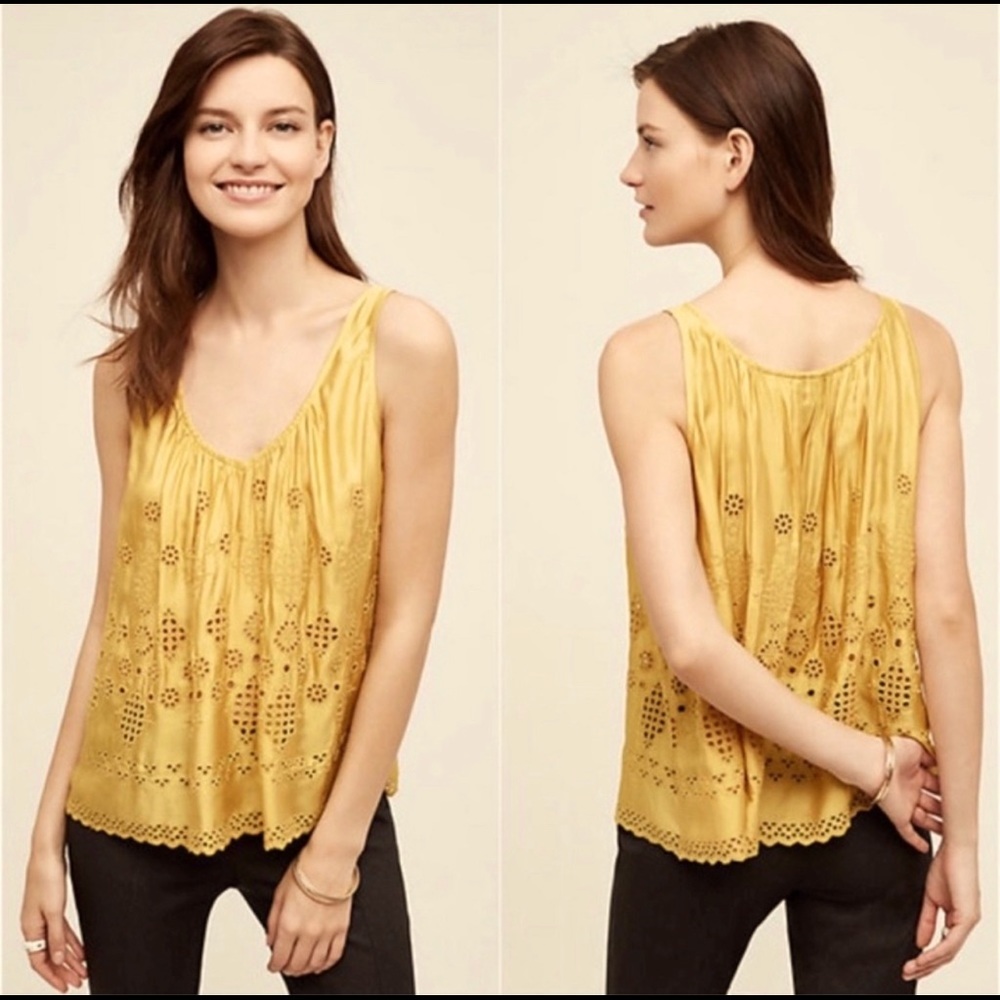 Anthropologie Vanessa Virginia Sadie Tank Top
